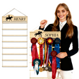 Personalized Equestrian Medal Hanger Display with Name Wooden Medal Holder for Wall Mount Ribbon Display Medals Badge Holder for Horse Show Gymnastics Soccer Running Race Medals Awards Rack