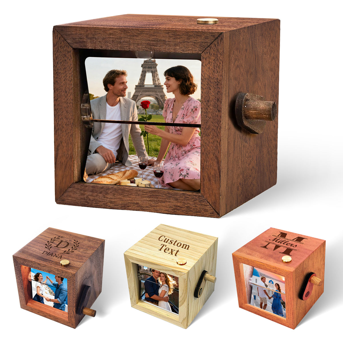 Personalized Photo Flip Box
