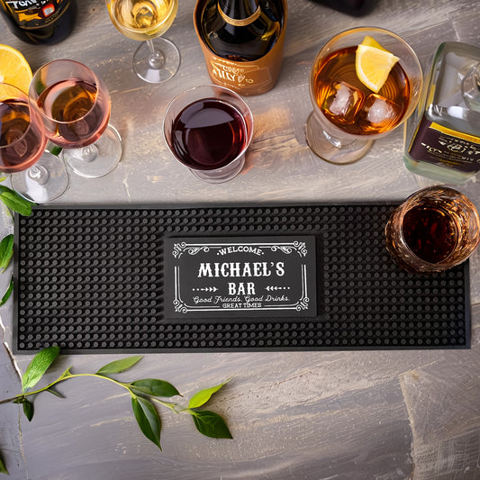 Personalised Bar Mat Non-slip PVC Rubber Bar Mat