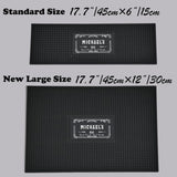 Personalised Bar Mat Non-slip PVC Rubber Bar Mat Custom Bar Name