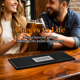 Personalised Bar Mat Non-slip PVC Rubber