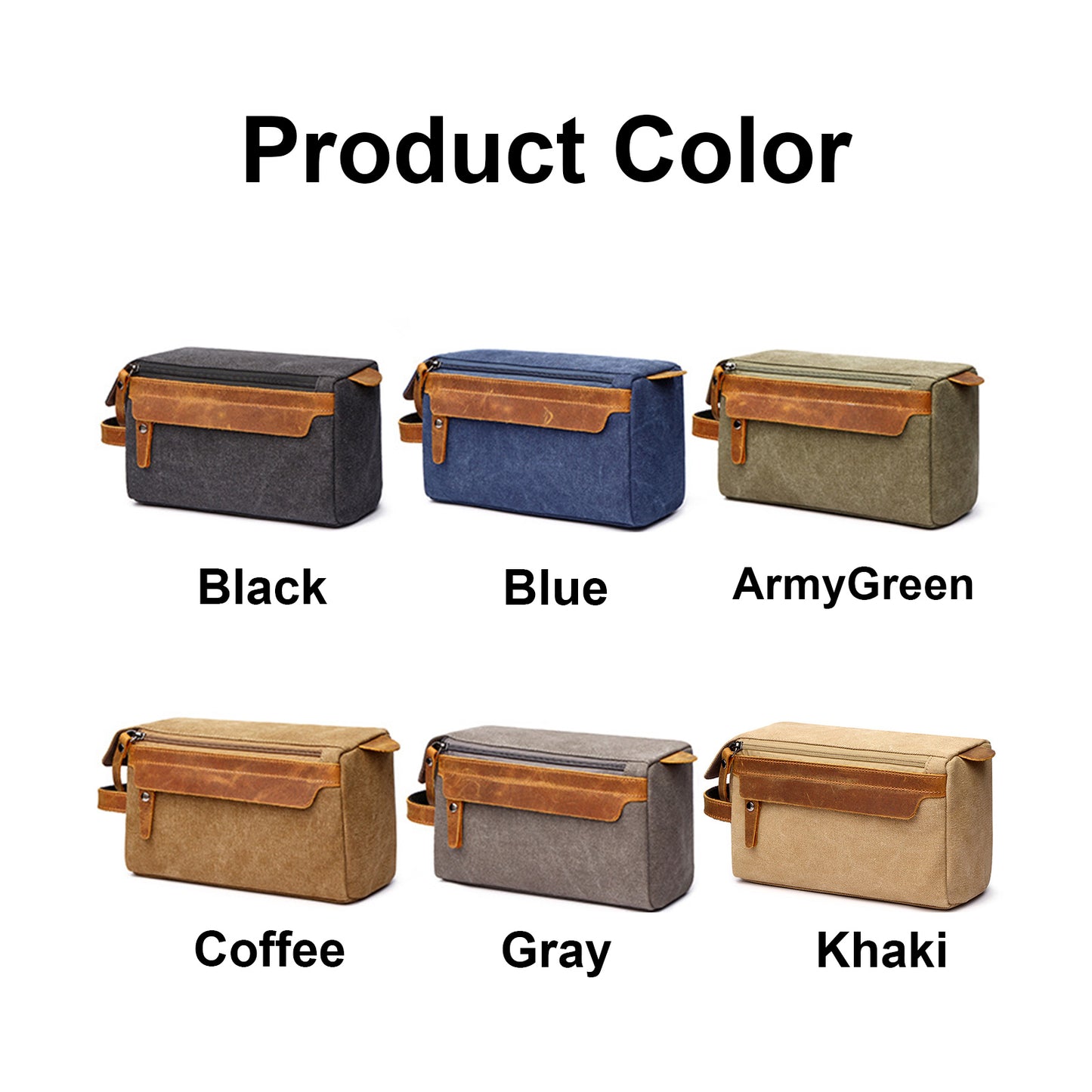 Personalized Canvas Toiletry Bag