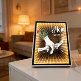 Personalized LED Picture Frame Custom Photo Lamp Mothers Day Gift Family Keepsake Photo Infinity Mirror Light Box Parents Gift