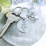 Daddy Keyring Fathers day gift This Daddy Belongs to Family Tree Gift World's Greatest Dad Grandad Keychain Papa Gift New Grandparent