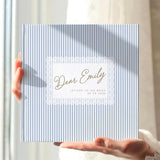 Letters to the Bride Scrapbook Custom Wedding Memory Book Wedding Guest Book Alternative Newly Engaged Gift for Her