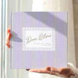Letters to the Bride Scrapbook Custom Wedding Memory Book Wedding Guest Book Alternative Newly Engaged Gift for Her