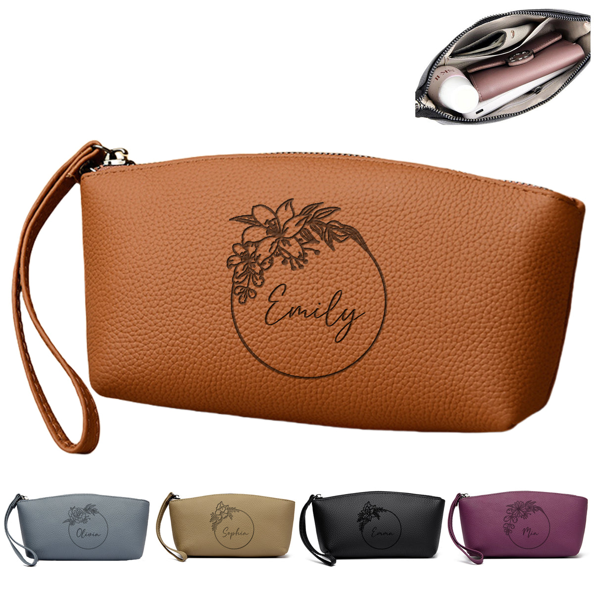 Personalized Cosmetic Bag for Women