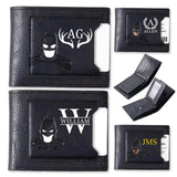 Personalized Bat Wallet with Name