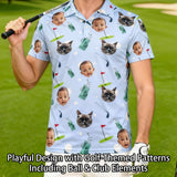Personalized Golf Polo Shirt Custom Face