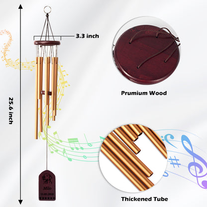 Personalized Dog Memorial Wind Chimes