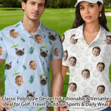 Personalized Golf Polo Shirt  Custom Face on Shirt  Funny Print Quick Dry Polo Shirt  Unisex Golf Outfits  Gifts for Golf Enthusiasts  Golfer  Dad  Grandpa Husband Boyfriend Family Friends