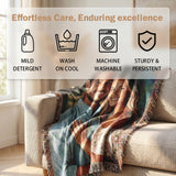 Personalized Blanket with Picture Text Custom Blanket for Mom Dad Couple Girlfriend Boyfriend Husband & Wife Home Decor Woven Tapestry Pet Memorial Blanket Gift for Wedding Anniversary