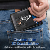 Personalized Bat Wallet with Name