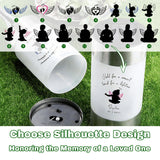 Personalized Solar Lights for Cemetery Custom Name & Date on Solar Light LED Waterproof Lamp for Outdoor Garden Balcony Yard Memorial Remembrance Gifts for Loved Ones Grave Decoration