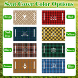 Personalized Golf Cart Seat Cover Custom Name Initial or Logo
