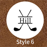 Personalised Golf Tag with 5 Tees