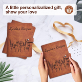Personalized Recipe Book Handmade