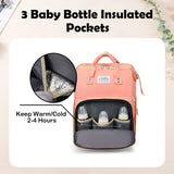 Personalized 3 in 1 Diaper Bag Backpack with Changing Station  Multifunctional Large Baby Diaper Bags for Boys & Girls Portable Custom Lightweight Changing Bag Newborn Baby Essential Gifts